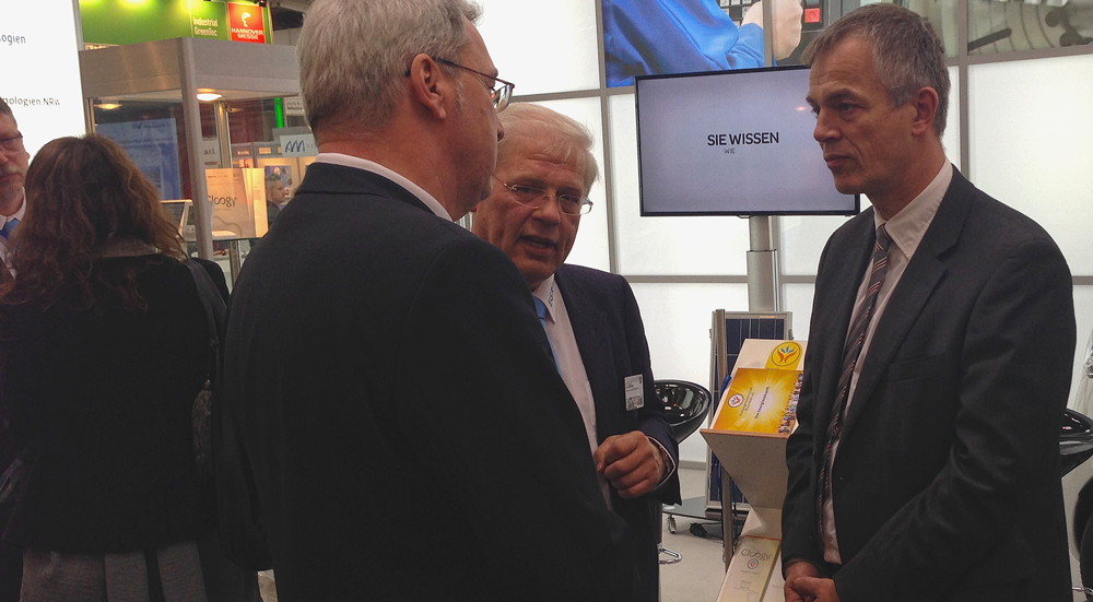 Auftritt der Energiegenossenschaft Rhein-Ruhr eG auf der Hannover Messe 2014 Auftritt der Energiegenossenschaft Rhein-Ruhr eG auf der Hannover Messe 2014